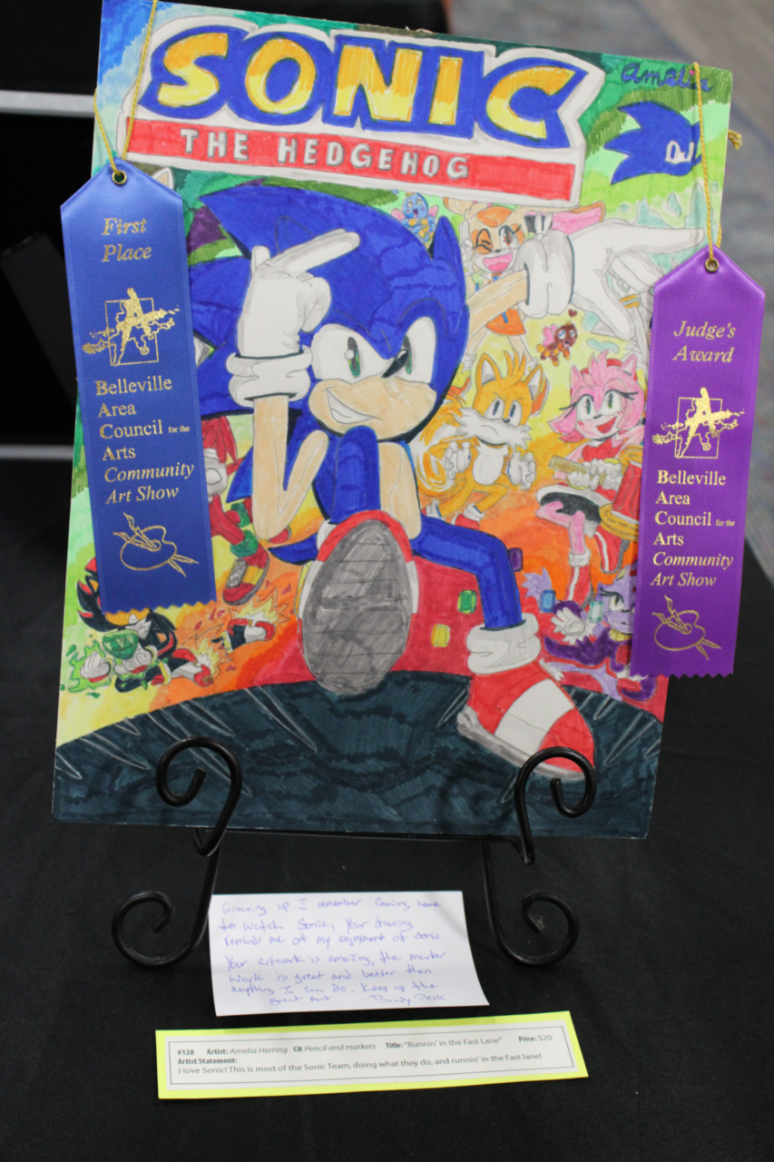 1st Place BACA Art Show 2026 "Running In The Fast Lane"